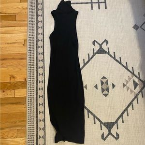 Zara ribbed turtleneck bodycon dress